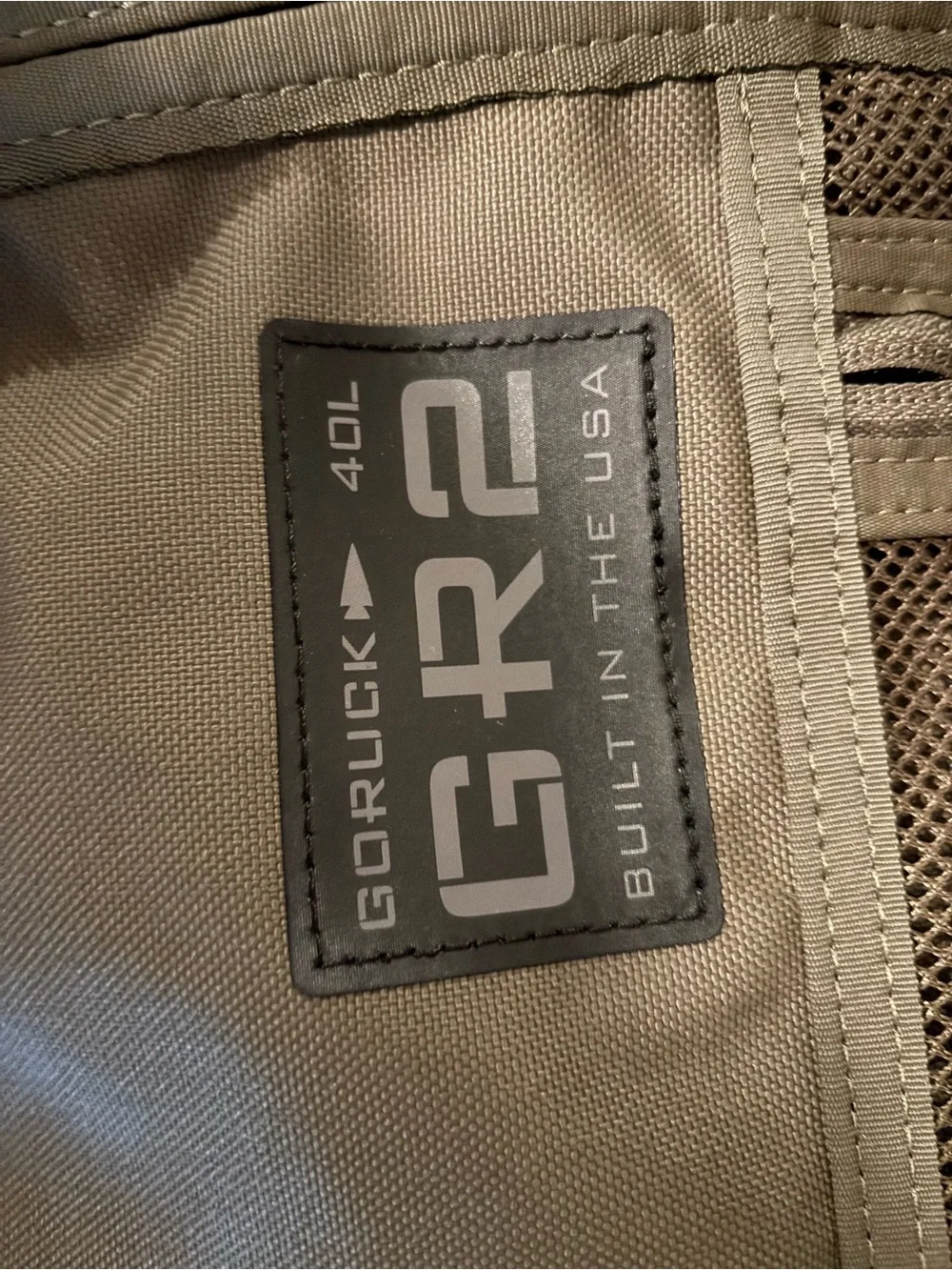Goruck used once